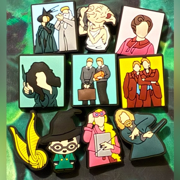 BOGO SALE 10 Harry Potter Croc Charms Shoe Charm - Picture 1 of 8
